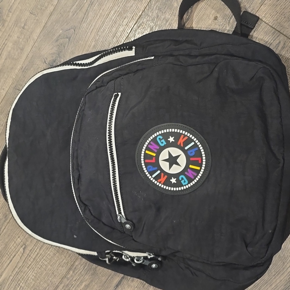 Kipling Seoul ORB BW‎ RAINBOW BLACK K19347